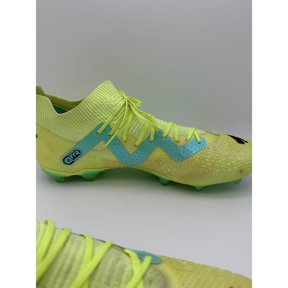 Men's Puma Future Pro FG/AG 107171-03 Neon Yellow Soccer Cleats Shoes Size 8.5 - Picture 4 of 12